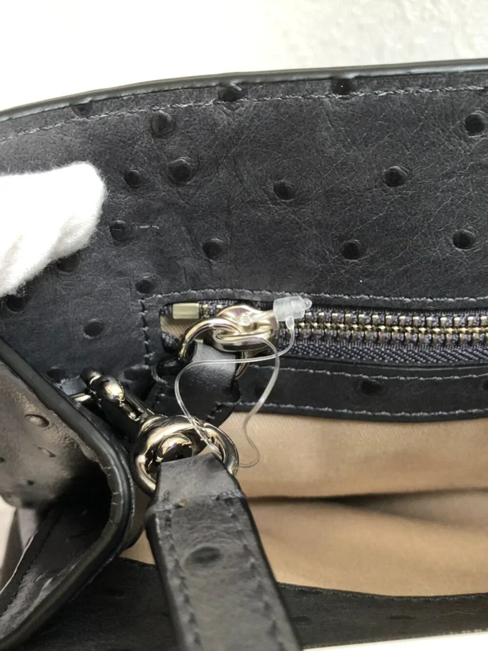 NWT COACH LEGACY PINNACLE LEIGHTON OSTRICH EMBOSSED CARRYALL - 23502 - Charcoal